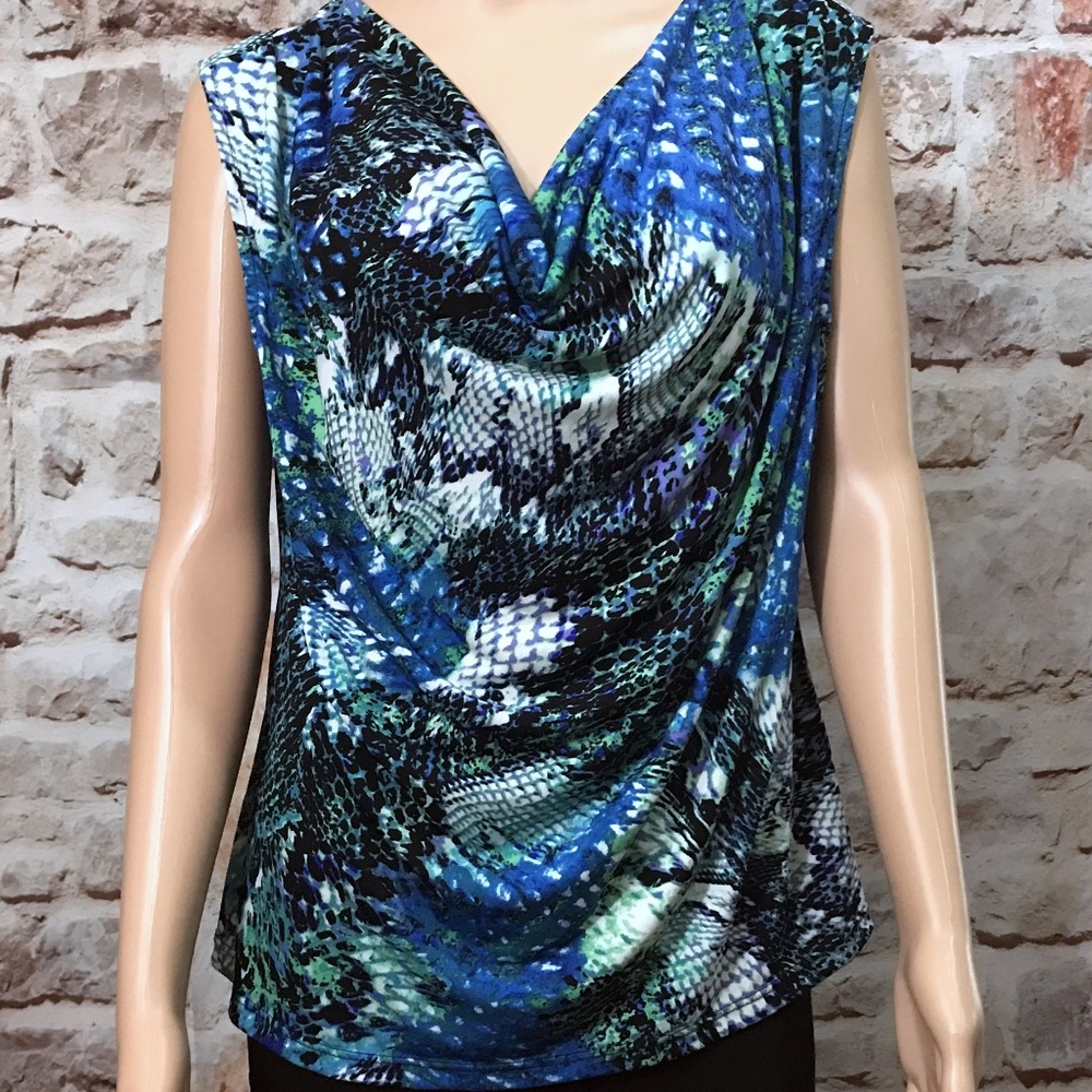 Multicolored Sleeveless Top